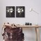 Stupell Industries Minimalist Flower Sketch in Jar 2 pc Canvas Wall Art Set Design by Nan
